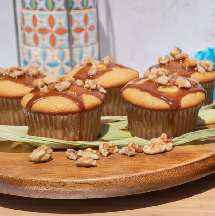 Panquecitos de elote vainilla molina